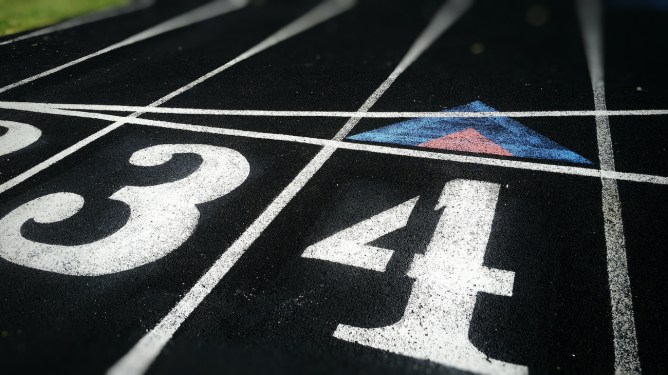 Numbers On Running Track
