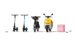Helbiz devices... scooters, e-bike