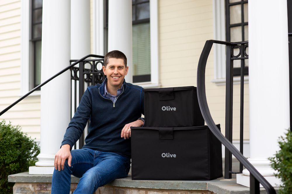 Nate Faust and Olive shippers