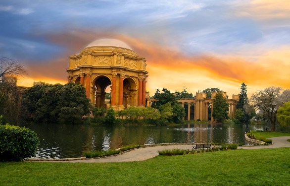 palace of fine arts, san francisco