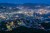 Aerial view of Nagasaki skyline from Mount Inasa at twilight