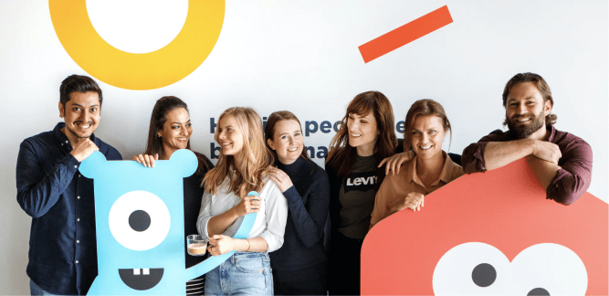 Photo of Meniga team
