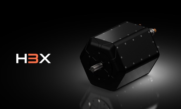 A CG render of the H3x motor.