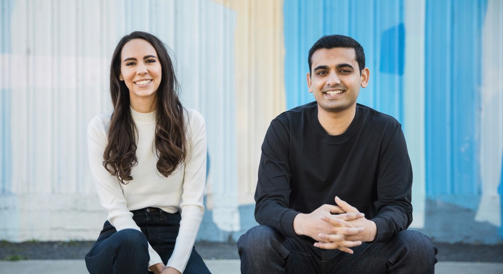 the two co-founders of Secureframe, sitting