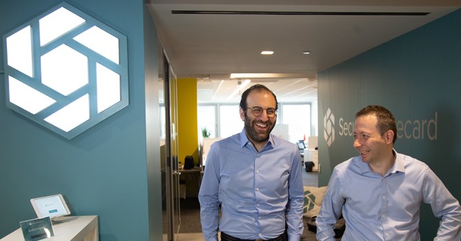 SecurityScorecard founders at their office in New York City