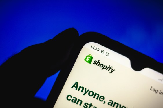 a screenshot of the shopify app on an iPhone