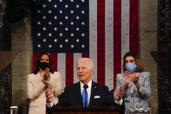 Biden at the joint address to Congress