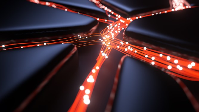 A conceptual illustration representing AI technology