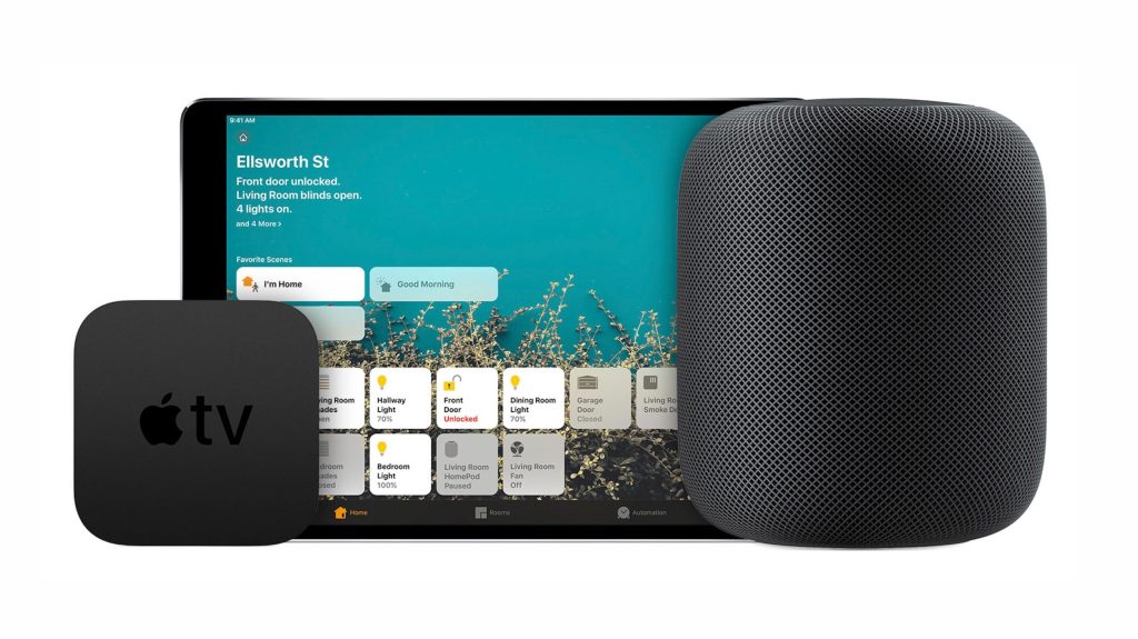 Apple TV Homepod iPad