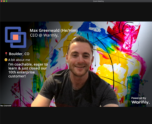Max Greenwald, Warmly CEO.