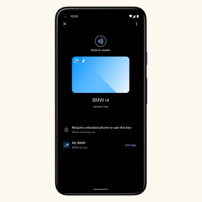 Google Android digital car key