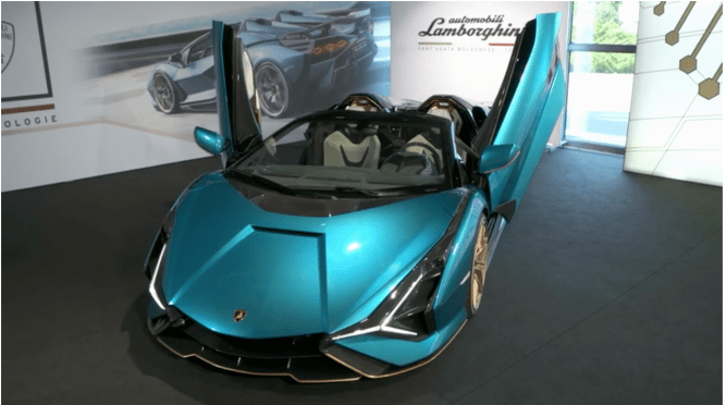 lamborghini sian roadster