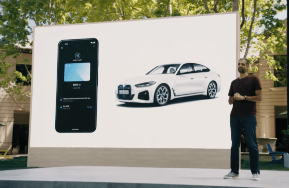 Google I/O Android BMW digital car key