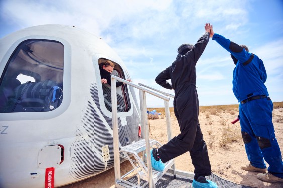 Blue Origin capsule recovery dress rehearsal