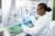 woman working in lab