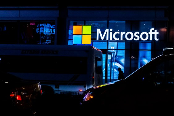 Microsoft signage