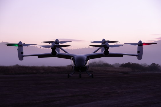 Joby Aviation evtol in the sky