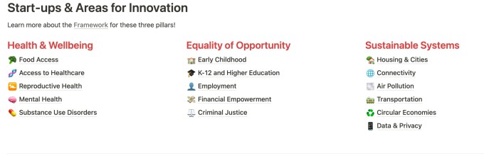 Three broad pillars of Racial Inequity Drawdown Document