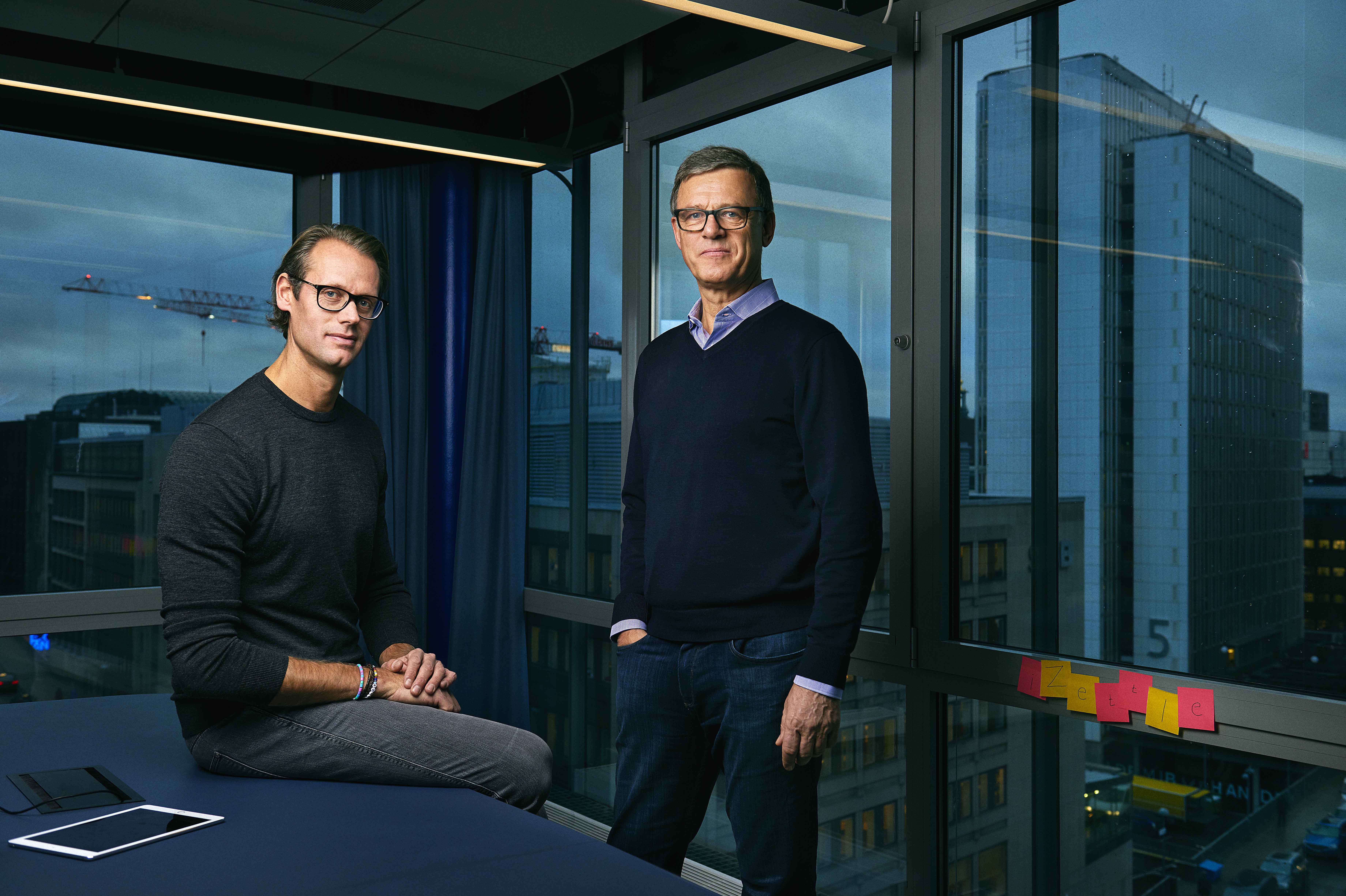 Jacob de Geer and Magnus Nilsson of iZettle