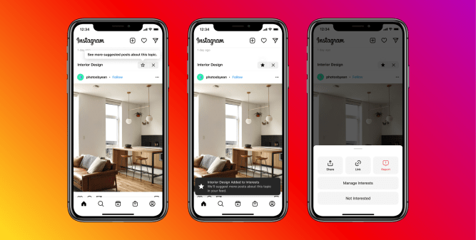 Instagram Suggested Posts test