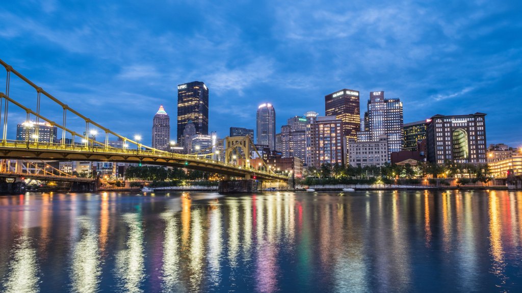 Pittsburgh at night