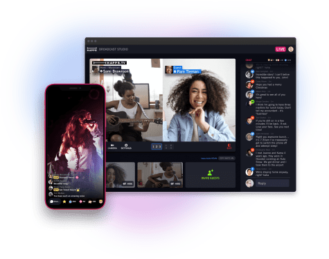 Happs app multistreaming
