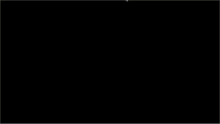 An animation showing the beginning of a game of Nethack.