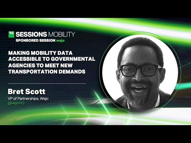 Making Mobility Data Accessible to Governmental Agencies to Meet New Transportation Demands