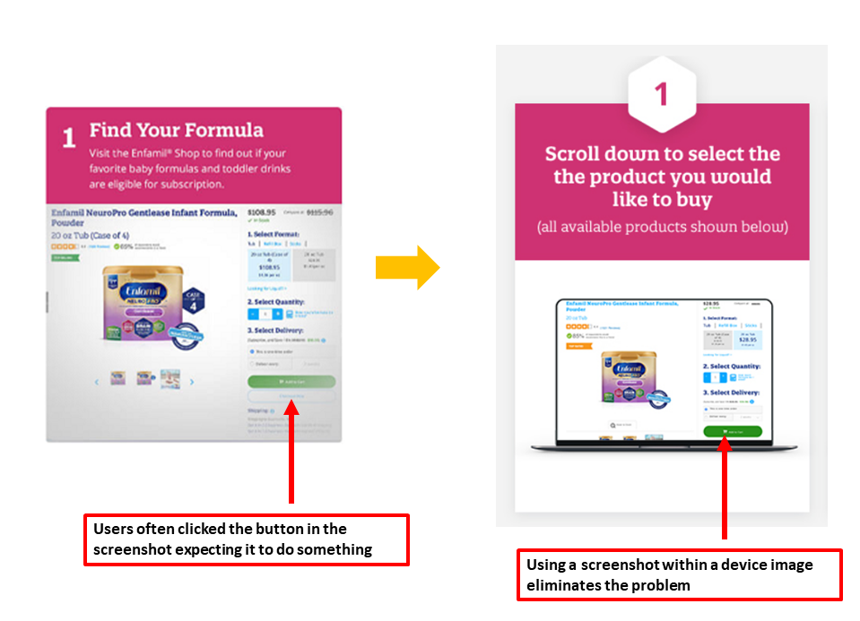 Fixing the UI to eliminate user confusion
