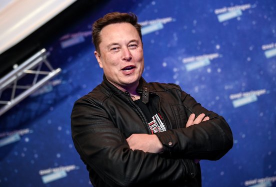 SpaceX owner and Tesla CEO Elon Musk poses on the red carpet of the Axel Springer Award 2020 on December 01, 2020 in Berlin, Germany.