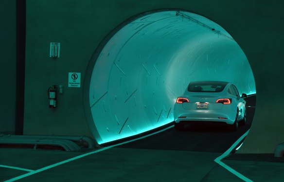 Elon Musk's Boring Company Demonstrates Transport Tunnel Underneath Las Vegas Convention Center