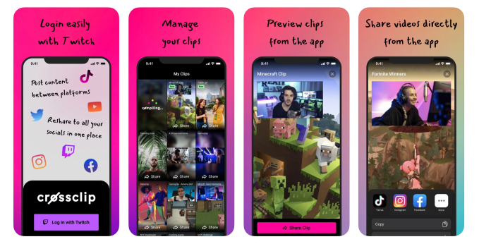 Crossclip iOS app