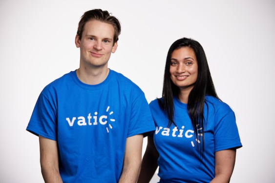 Vatic founders, Alex Sheppard and Mona Kab Omir