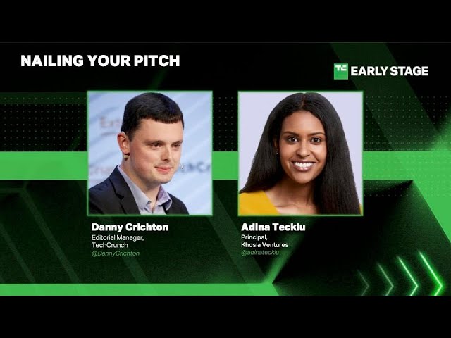 Nailing Your Pitch