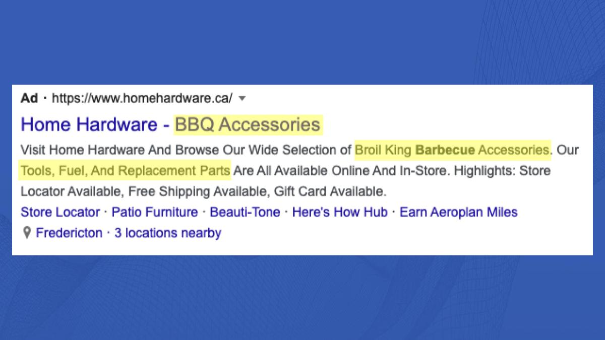 Create paid ad groups that target different categories of products that you sell.