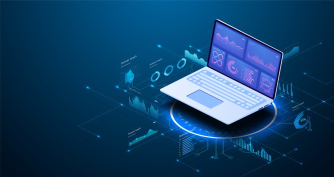 Using data components to build a no code business web app.