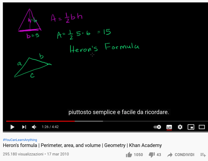 an example of non-native language subtitles on a video 