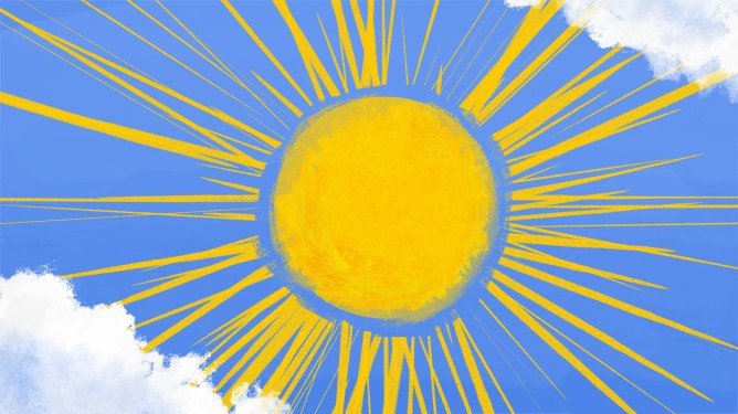 sun illustration