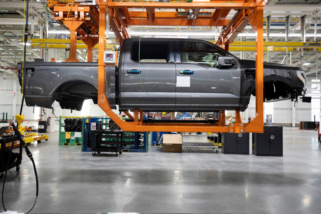 Ford Rouge Electric Vehicle Center truck