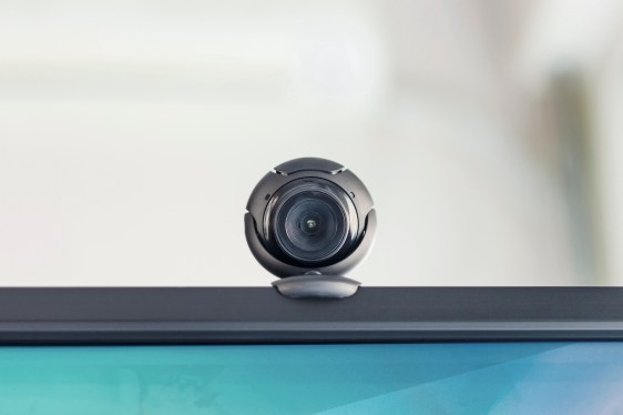 Webcam on the computer monitor