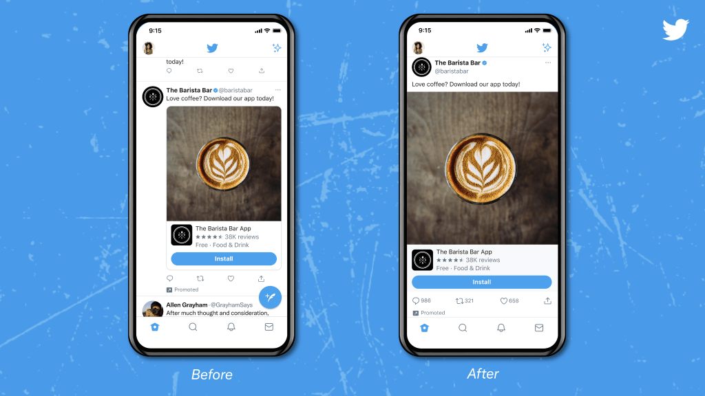 Twitter full-width tweets
