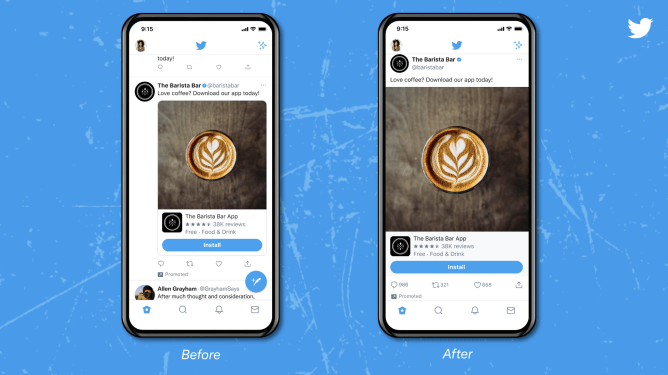Twitter full-width tweets