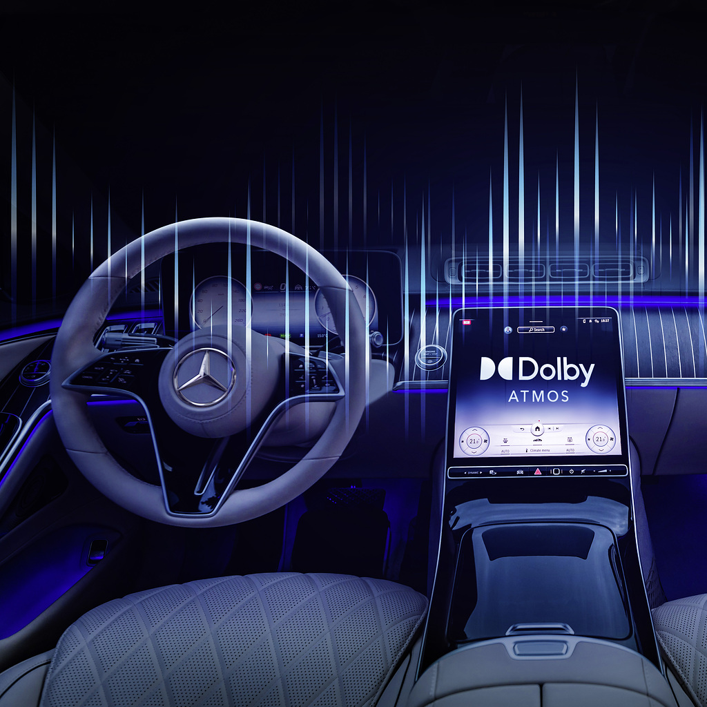 Mercedes cars will have optional Dolby Atmos audio starting in 2022