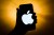 Apple logo is seen displayed on a phone screen in this illustration photo taken in Krakow, Poland on September 21, 2021. (Photo Illustration by Jakub Porzycki/NurPhoto via Getty Images)