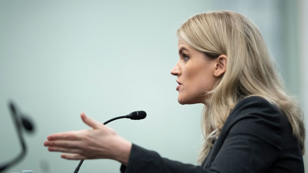 WASHINGTON, DC - OCTOBER 05: Former Facebook employee Frances Haugen testifies during a Senate Committee on Commerce, Science, and Transportation hearing entitled 'Protecting Kids Online: Testimony from a Facebook Whistleblower' on Capitol Hill October 5, 2021 in Washington, DC.