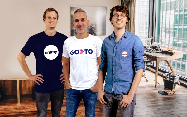 GoTo Global and emmy founders pose for acquisition photo