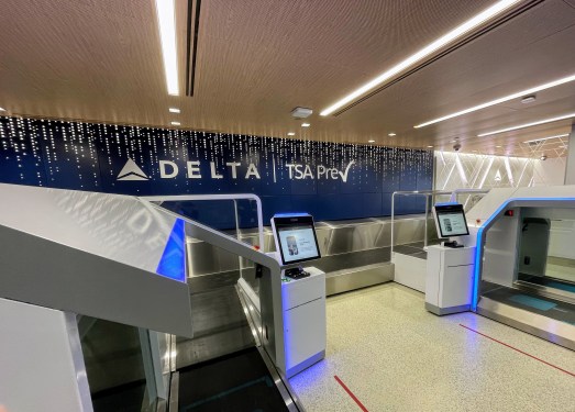 Delta TSA pre bag drop area Atlanta