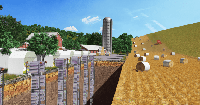 By moving vertical farming underground, GreenForges hopes to cut down on energy costs because the temperature underground remains stable even as seasons and temperatures fluctuate above.