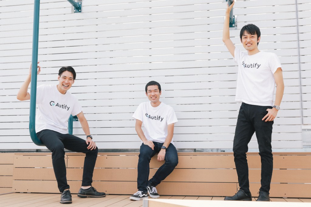 Left: Ryo Chikazawa - CEO Center: Hayato Matsuura - CTO RIght: Takayuki Shimizu - COO
