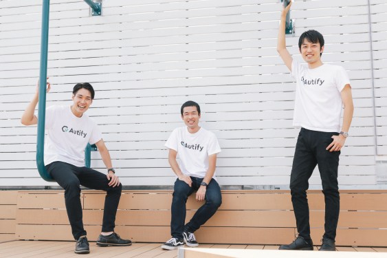 Left: Ryo Chikazawa - CEO Center: Hayato Matsuura - CTO RIght: Takayuki Shimizu - COO